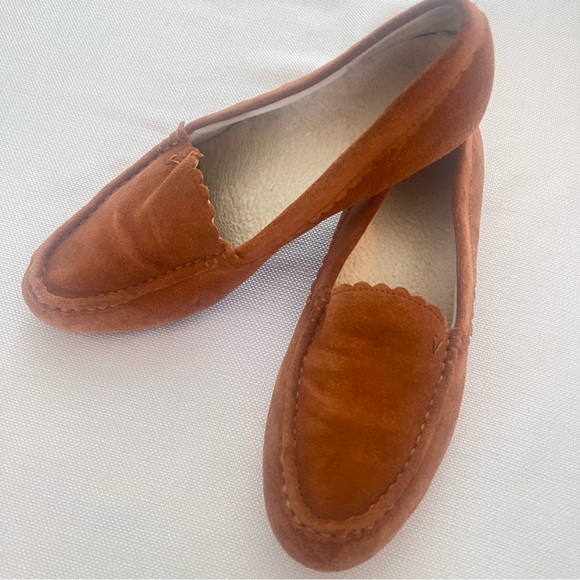 Vionic women’s suede sherpa shearling orthopedic slippers 9.5 - Picture 11 of 13